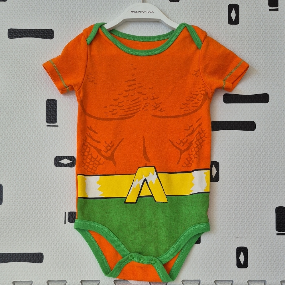 Aquaman Superhero Baby Costume Onesie